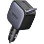 Автомобильное ЗУ Ugreen EC602  60W 1C1A  Fast Car Charger with Retractable Cable, 55212B