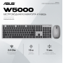 Клавиатура и мышь ASUS W5000 KEYBOARD+MOUSE/GY/RU//WIN11/COPILOT