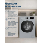 Стиральная машина Beko Gray, 6,5 кг, 15 программ, глубина 44 см WSPE6H616S