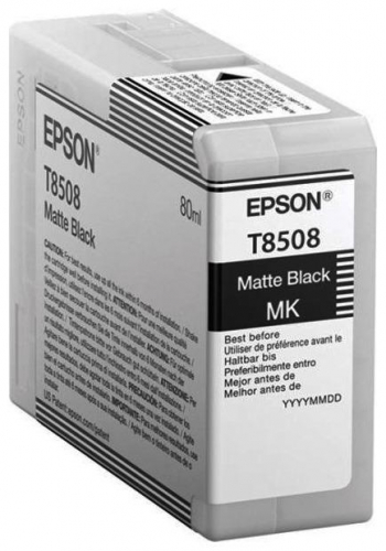 Картридж струйный Epson C13T85080N Matte Black T850800 UltraChrome HD 80ml