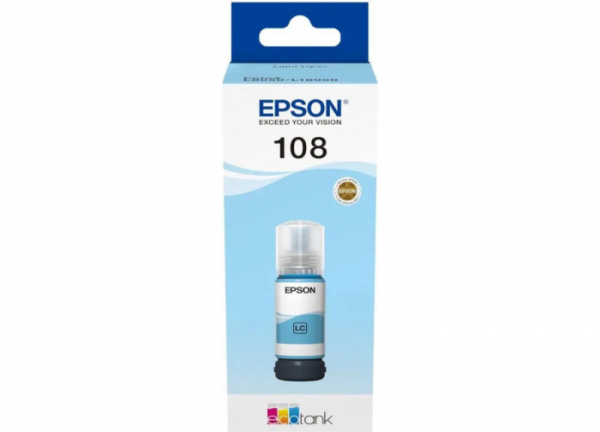 Контейнер с чернилами Epson C13T09C54A 108 EcoTank Light Cyan 70 ml