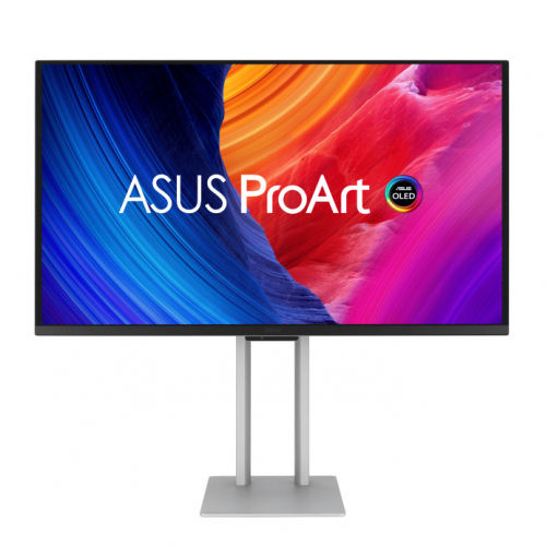 Монитор ASUS PA27UCDMR OLED,27",16:9 UHD (3840x2160x240Hz),1k cd/m2,1.5M:1,0.1ms,2xTB4.HDMI,DP,USBC 96W,Sp 3W,HDR10