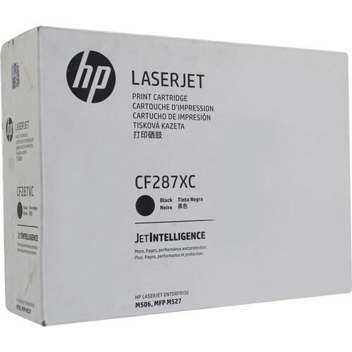 Картридж лазерный HP Inc 87X, CF287X, увеличенной емкости, черный, совмест. товары HP LaserJet Enterprise M506, 501, 527