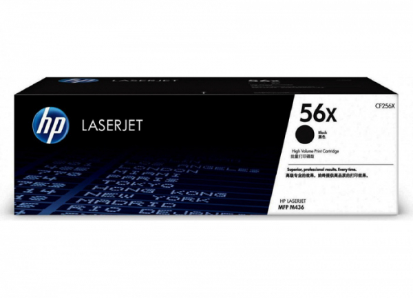 Картридж лазерный HP CF256X, 56X  для HP LaserJet M436dn/ M436n/M436nda, 13700 стр., увеличенная ёмкость, черный,