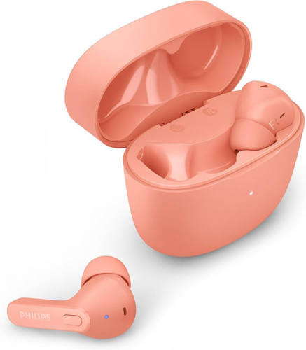 Наушники беспроводные вакуумные PHILIPS TAT2206PK/00 мик/Bluetooth 5.0/быстрая зарядка/IPX4/монофонический режим