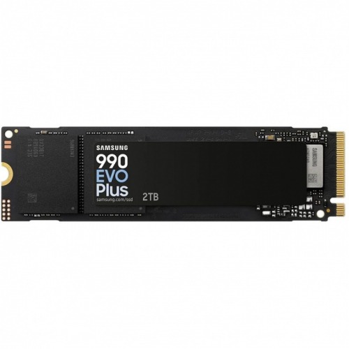 Твердотельный накопитель SSD Samsung 990 EVO PLUS MZ-V9S2T0BW, 2TB, M.2 PCIe 4.0 x4 /5.0 x2 NVMe, 7250/6300 Мб/с
