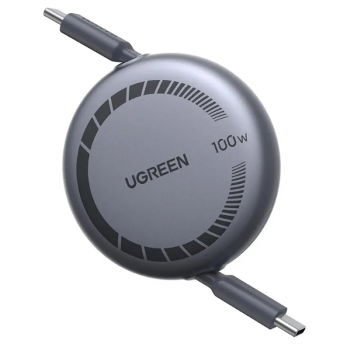 Зарядный кабель Ugreen L531 USB-C to USB-C PD Fast Charging Retractable Cable 100W Max 1m, 65905