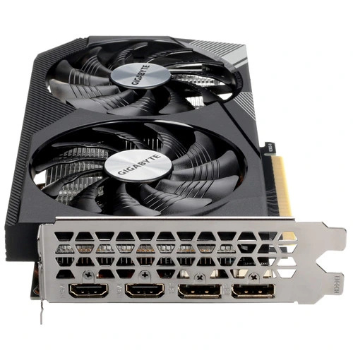 Видеокарта Gigabyte GV-N3050WF2OCV2-8GD, 8Gb GDDR6, 128Bit, 2560 CUDA Core, HDMI, DP, Retail