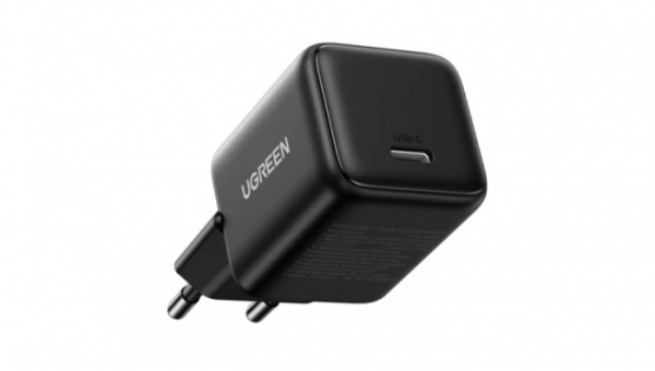 Зарядное устройство Ugreen X512 на 1xUSB C, 20W, QC4.0/PD3.0, Gan X, черный, 55553