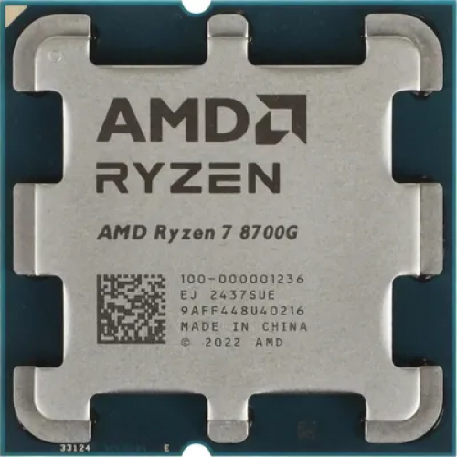 Процессор AMD Ryzen 7 8700G, AM5, 8C/16T, 4.2GHz base, 5.2GHz Turbo, L3 16Mb, AMD Radeon 780M, 100-000001236, Tray
