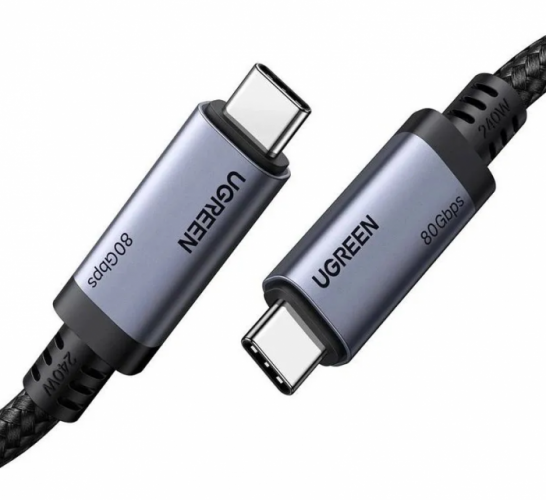 Кабель UGREEN L706 65383 USB4 Cable 5A Max 1m
