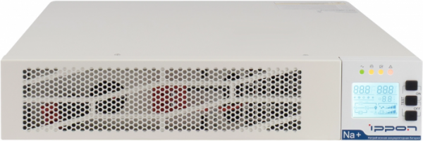 ИБП Ippon Na+ RTA 3000 3000W/Rack online/батарея 12V 4,8Ah*6/USB-B /RS-232/EPO/8 IEC/ЖК-дисплей/поддержка SNMP/Белый