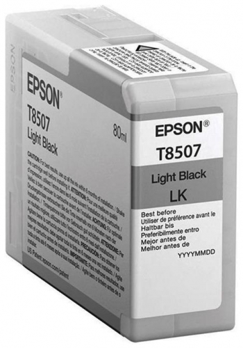 Картридж струйный Epson C13T850700 Light Black T850700 UltraChrome HD 80ml