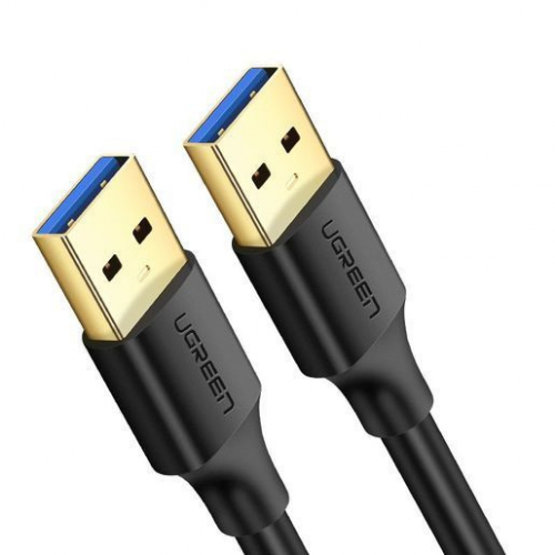 Кабель UGREEN USB-A 3.0 Male to Male 2m Black 10371