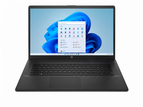 Ноутбук HP 17-cn3045ci Ci3-N305,8G D4,512G PCIe,UHD,17.3 FHD IPS 300nt,W11H6,JetBlk,720p,1yw