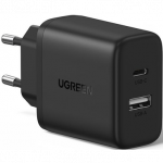 Зарядное устройство Ugreen X227 45302 20W PD Charger USB-C, USB-A