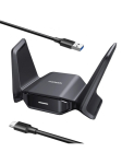 Беспроводной сетевой адаптер UGREEN CM995 65813 Wi-Fi7 BE6500 2.4GHz/5GHz/6GHz