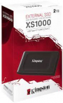 Внешний SSD Kingston SXS1000/2000G 2TB, USB 3.2 Gen 2, до 1050 МБ/с (чтение), 1000 МБ/с (запись), кабель USB-C к USB-A