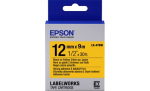 Лента повышенной адгезии Epson C53S654014, LC-4YBW9, 12 мм, желтая/черная, 9м