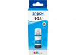 Контейнер с чернилами Epson C13T09C24A 108 EcoTank Cyan 70 ml