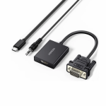 Конвертер Ugreen CM513 50945 VGA Male To HDMI Female Converter