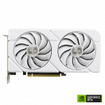 Видеокарта ASUS DUAL-RTX4070S-O12G-EVO-WHITE, 12Gb GDDR6X/192bit, 7168  CUDA, PCI E 4.0, HDMI, DisplayPort, BOX