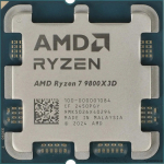 Процессор AMD Ryzen 7 9800X3D, AM5, 8C/16T, 4.5GHz base, 5.4GHz Turbo, L3 128Mb 3D V-Cache, 100-000001084, Tray