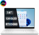 Ноутбук ROG Zephyrus GA403WW-QS099W/Plat Wht/R9 HX370/RTX5080/32G/D5X/1T PCIE/14 OLED WQXGA+ 16:10 400nt HDR/W11/BAG