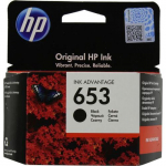 Оригинальный струйный картридж HP 653 Ink Advantage, черный (3YM75AE)