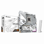 Сист.плата Gigabyte B850M A ELITE WF6E ICE, B850, 4xDDR5, PCI-E5 x16, 3xM.2, SATA6, HDMI, DPx2, Wi-Fi6E, LAN2.5GbE, BOX